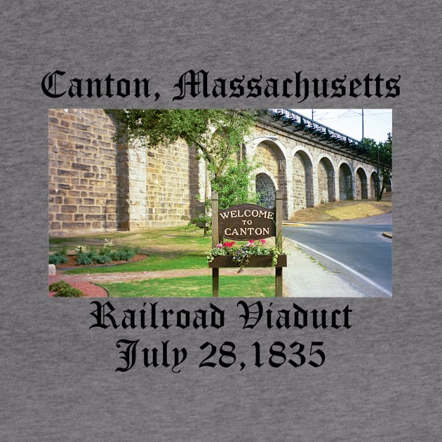 Canton Massachusetts Railroad Viaduct by MisterBigfoot